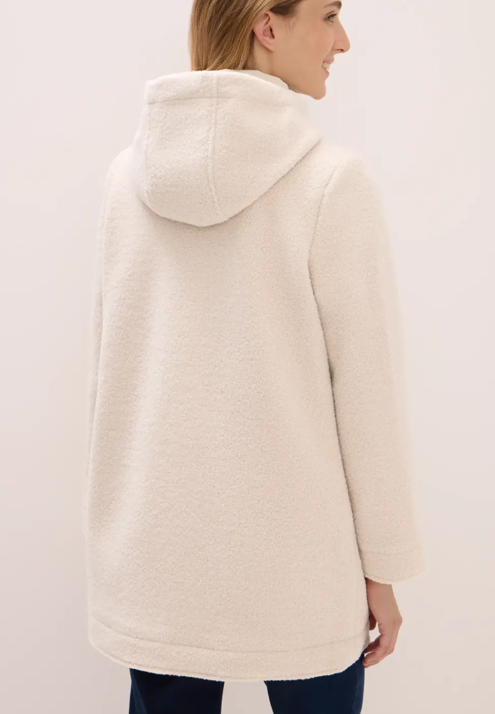 Manteau effet laine