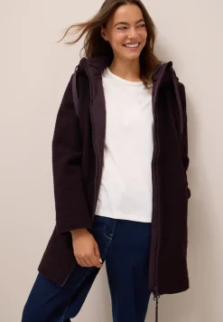Manteau effet laine