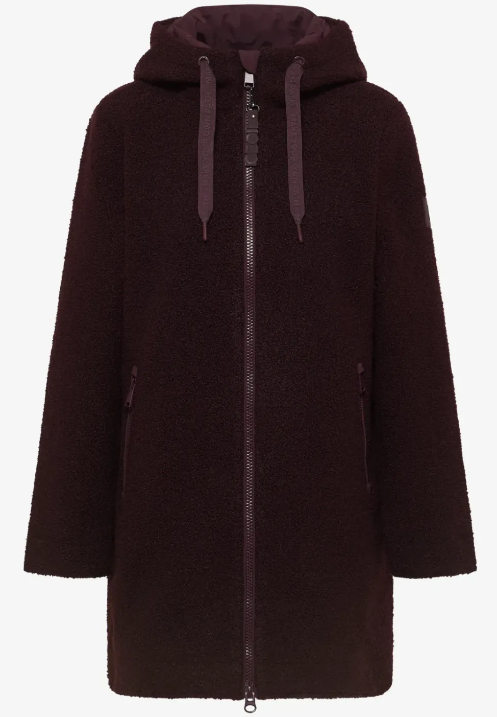 Manteau effet laine