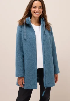 Manteau effet laine