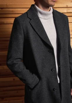 Manteau en optique laine