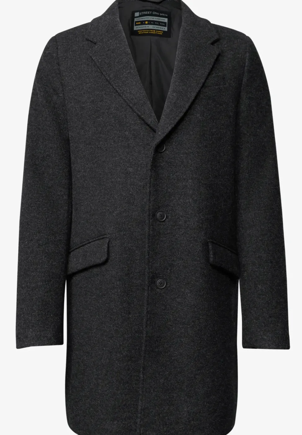 Manteau en optique laine