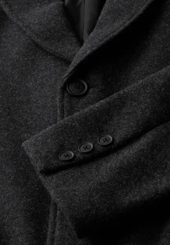 Manteau en optique laine