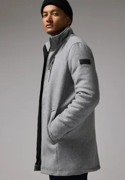 Manteau en optique laine