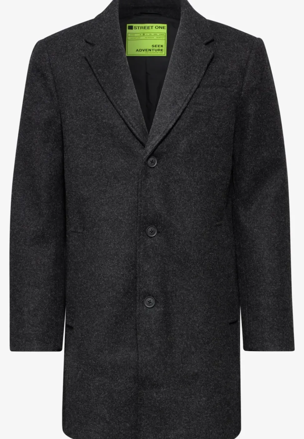 Manteau en optique laine