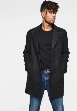 Manteau en optique laine