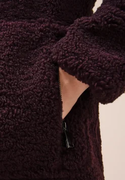 Manteau Teddy avec capuche