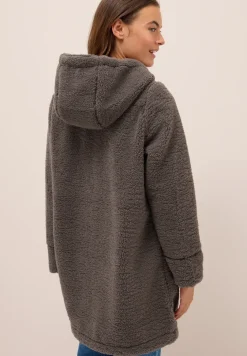 Manteau Teddy avec capuche