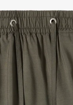Maxi-jupe avec volants et élastique à la taille