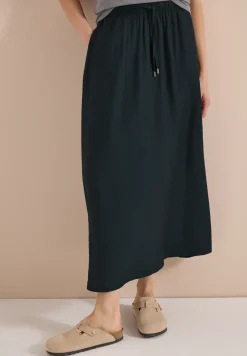 Maxi-jupe structurée avec poches