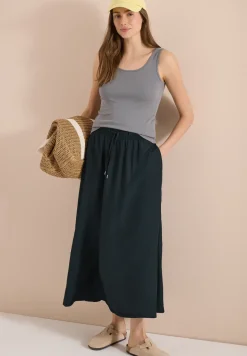 Maxi-jupe structurée avec poches