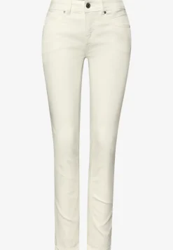 Mid Waist Slim Leg Jeans dans un Casual Fit