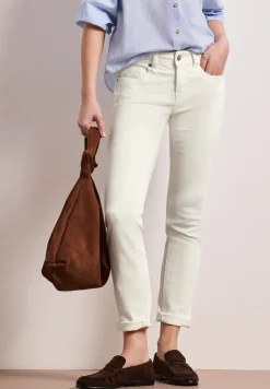 Mid Waist Slim Leg Jeans dans un Casual Fit