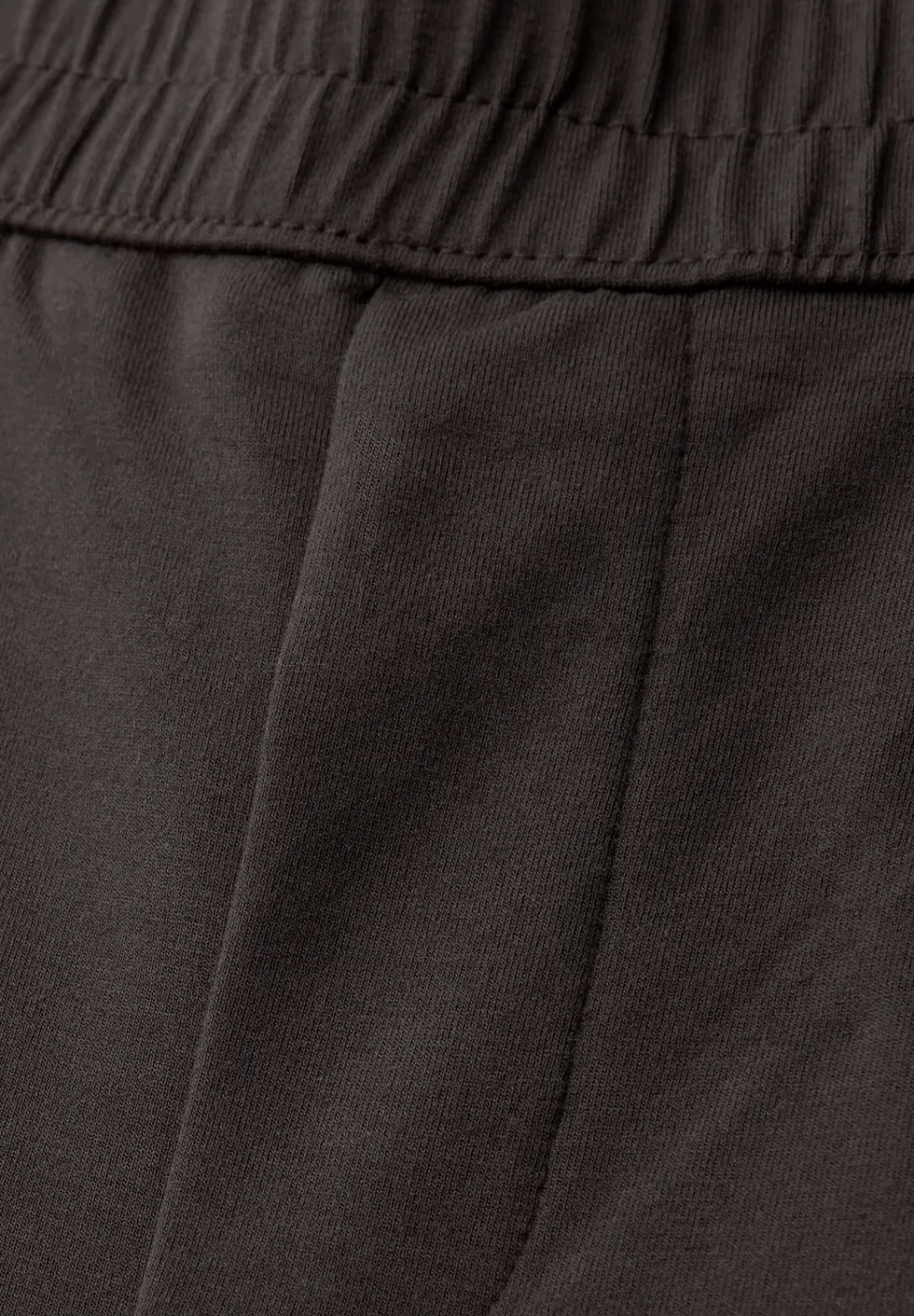Mid Waist Slim Leg Pantalon Loose Fit