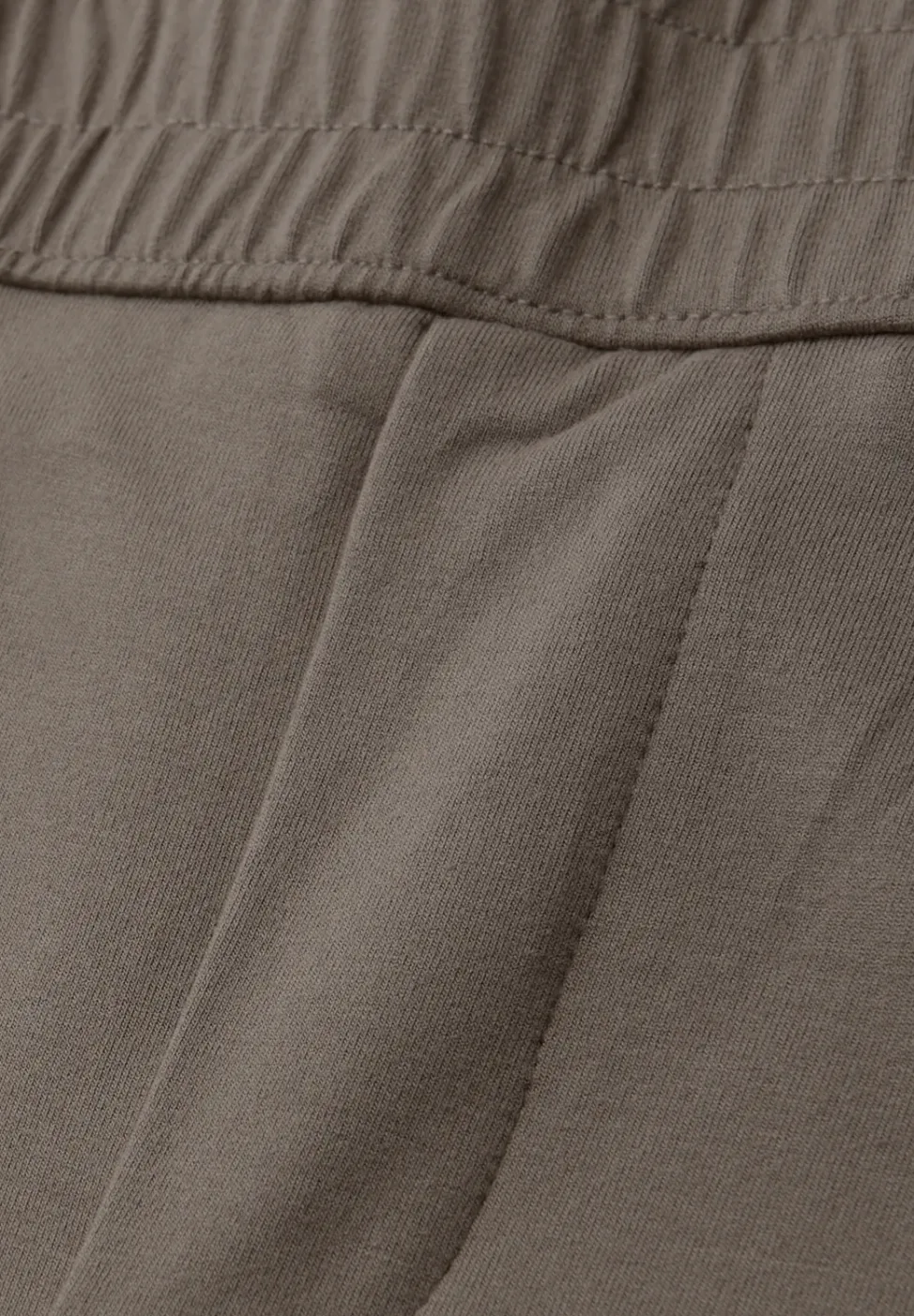 Mid Waist Slim Leg Pantalon Loose Fit