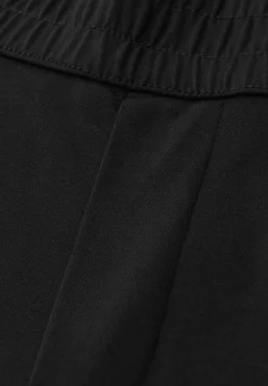 Mid Waist Slim Leg Pantalon Loose Fit