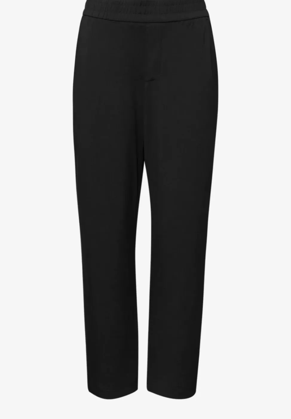 Mid Waist Slim Leg Pantalon Loose Fit