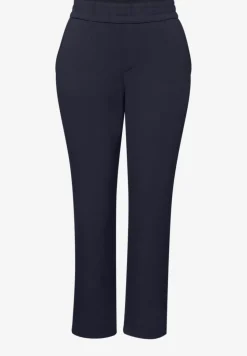 Mid Waist Slim Leg Pantalon Loose Fit