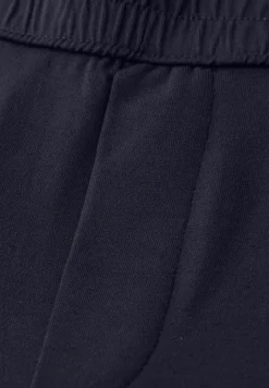 Mid Waist Slim Leg Pantalon Loose Fit