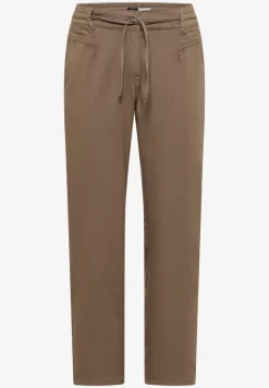 Mid Waist Slim Leg Pantalon Loose Fit