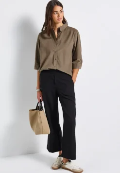 Mini-chemise en velours côtelé
