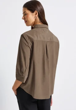 Mini-chemise en velours côtelé