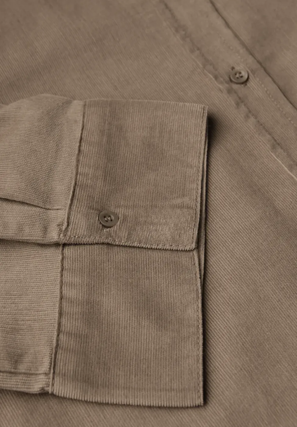 Mini-chemise en velours côtelé