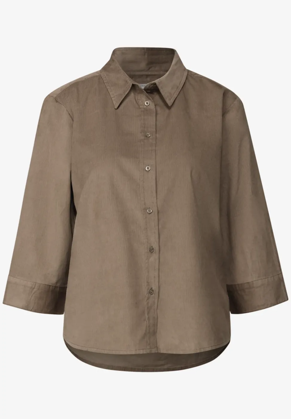 Mini-chemise en velours côtelé