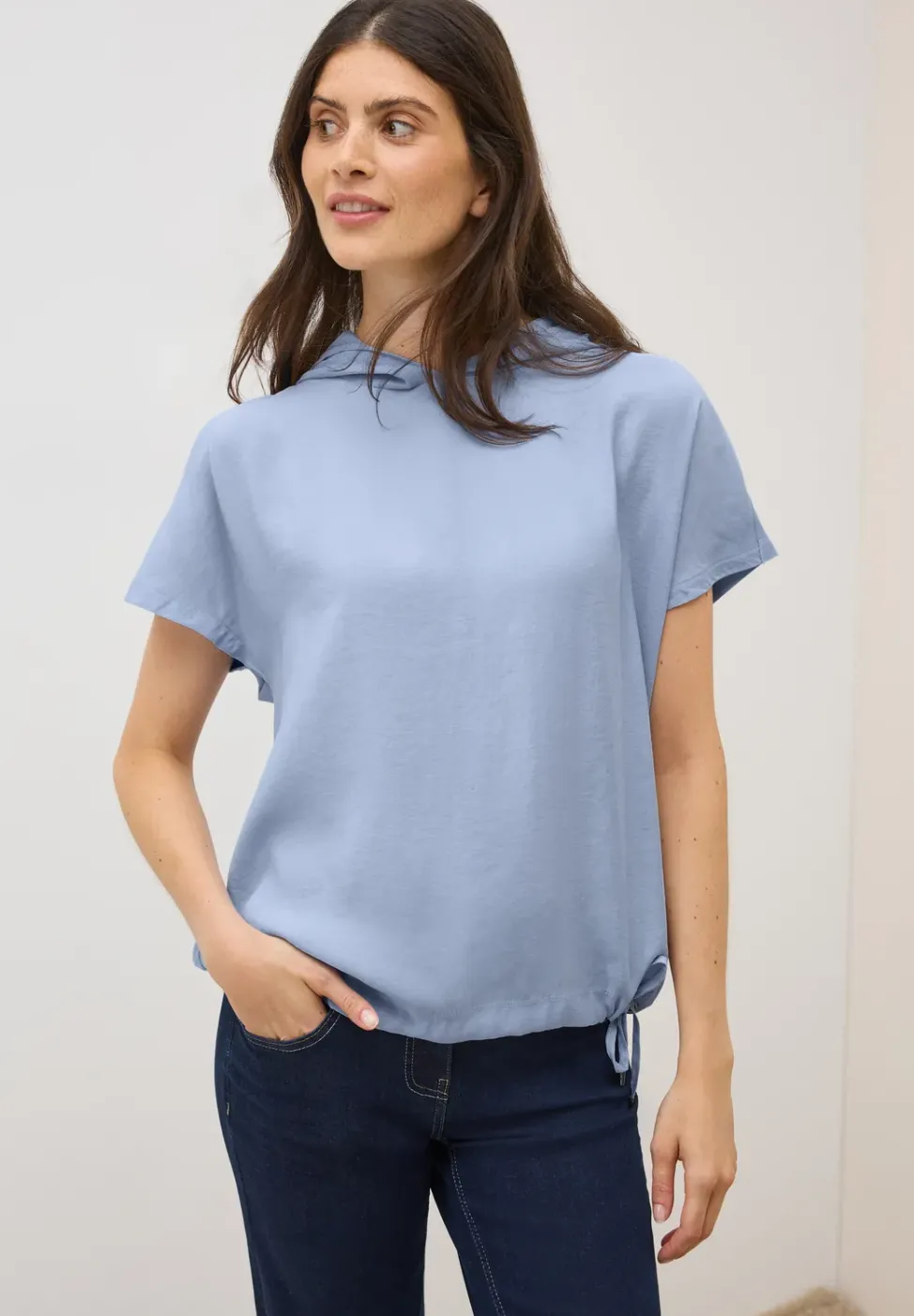 Mélange de matières pour le sweat à capuche