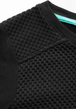 Mélange de matières T-shirt à manches longues