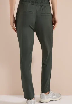 Pantalon ajusté taille mi-haute coupe slim