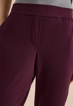 Pantalon ajusté taille mi-haute coupe slim