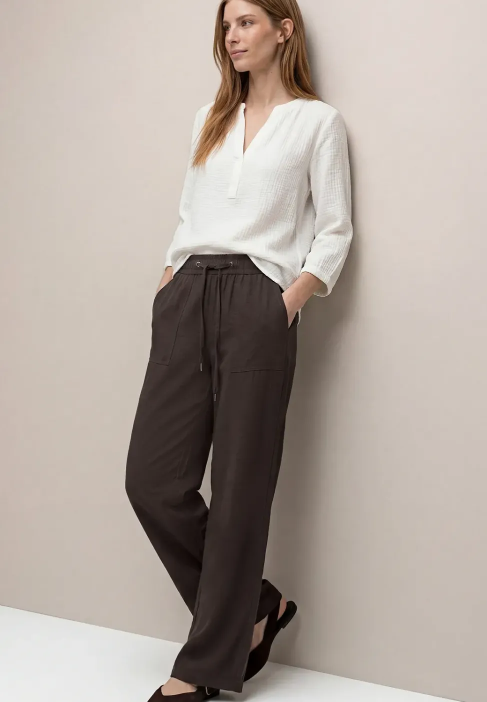 Pantalon ample taille haute en Loose fit