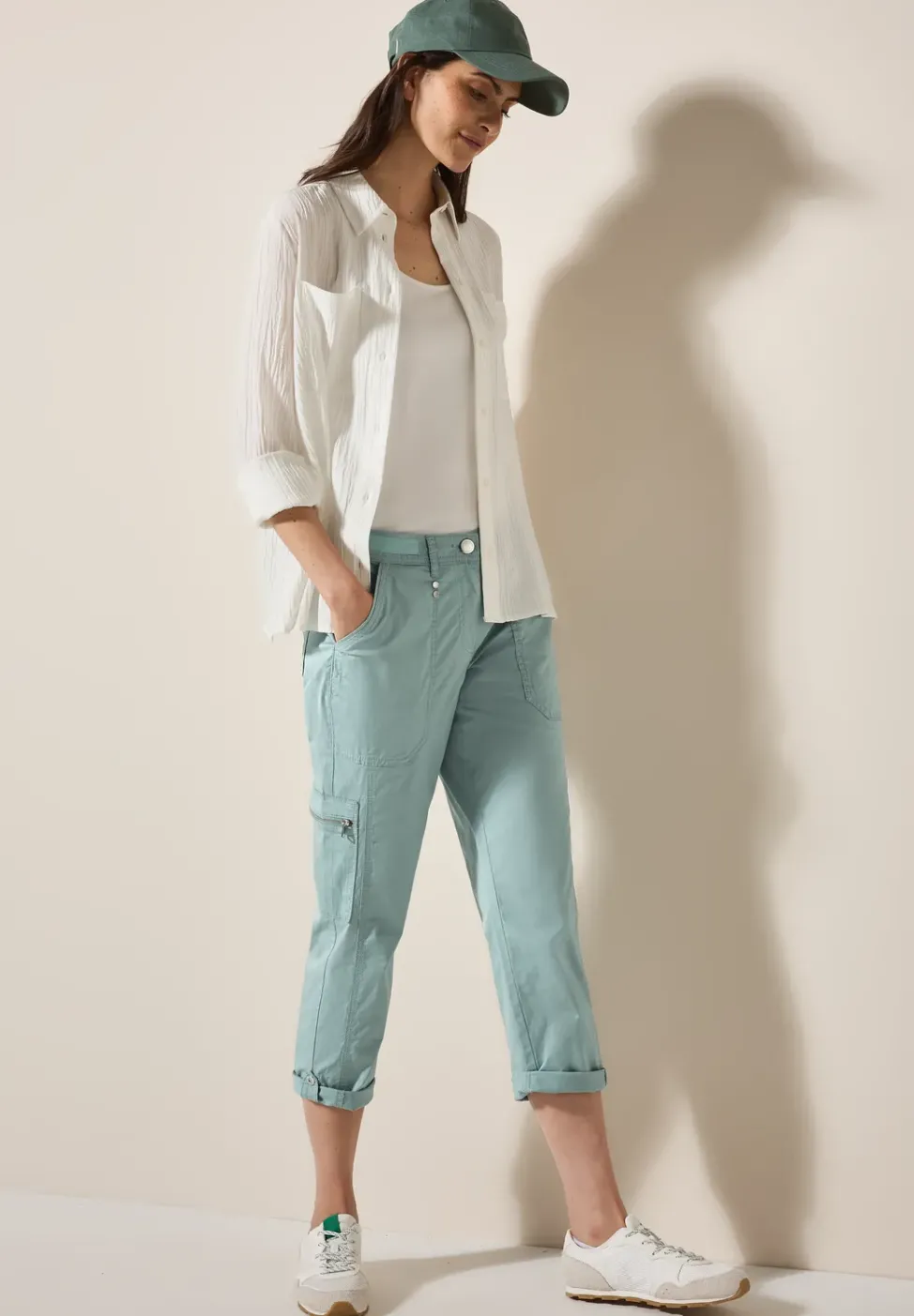 Pantalon 7/8 au look cargo