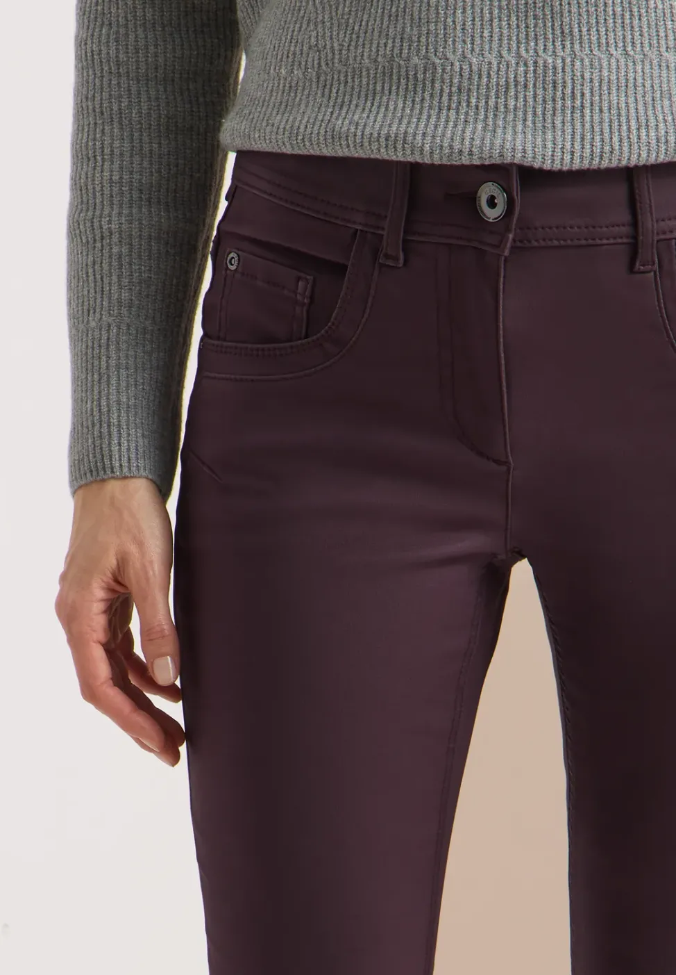 Pantalon au look cuir