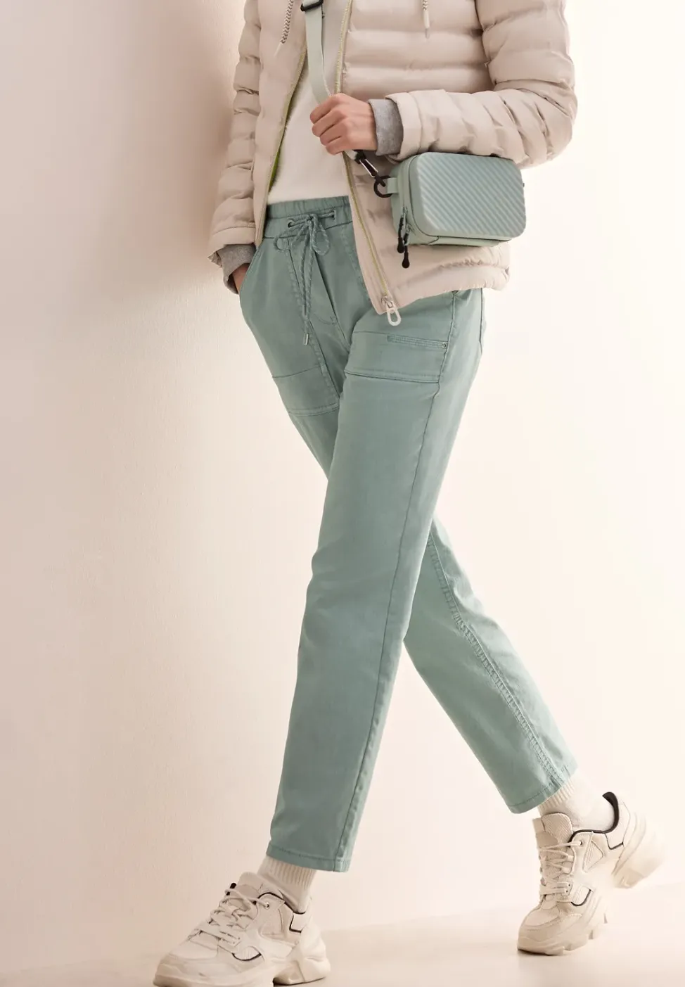 Pantalon au look délavé