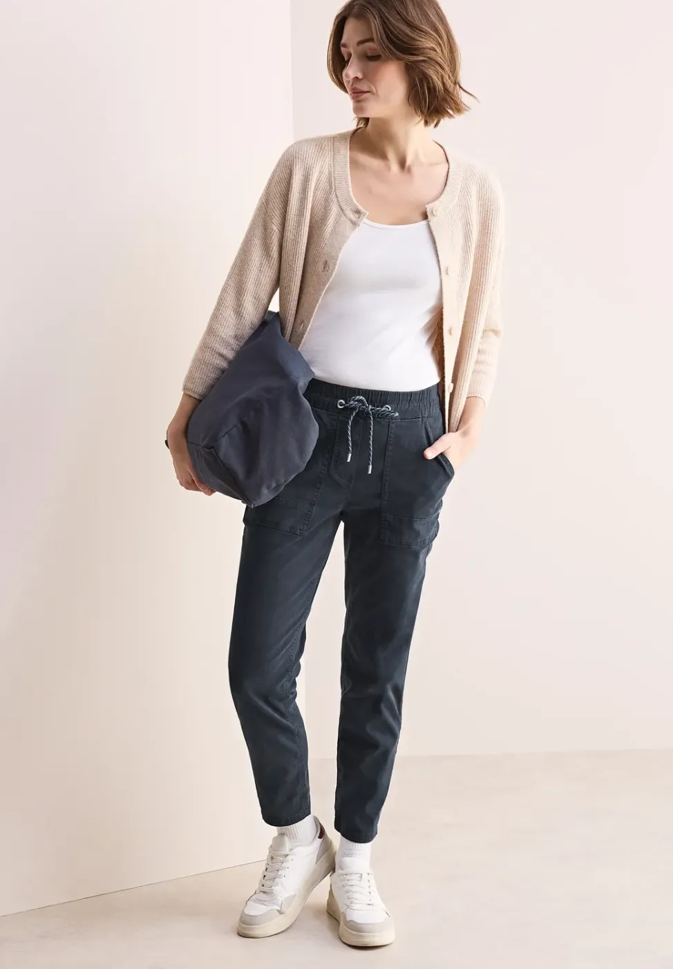 Pantalon au look délavé
