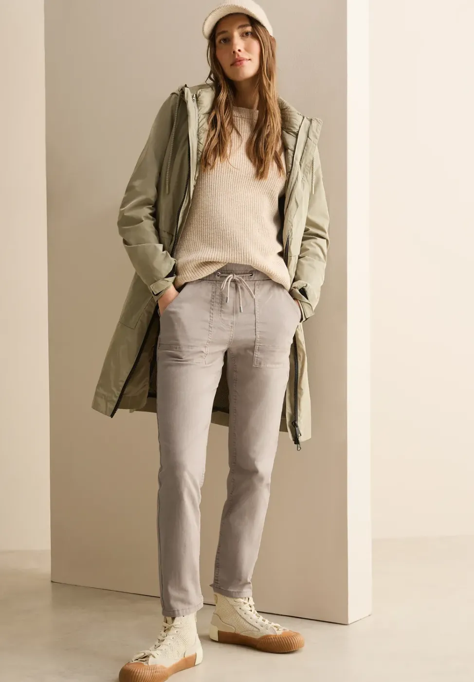 Pantalon au look délavé