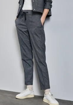 Pantalon au look mélangé