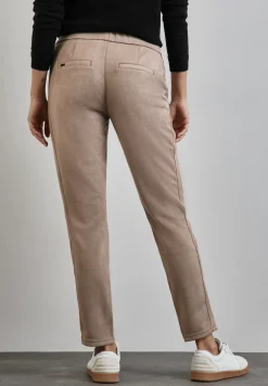 Pantalon au look velours