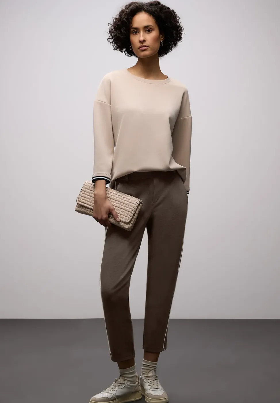 Pantalon avec détail de bande