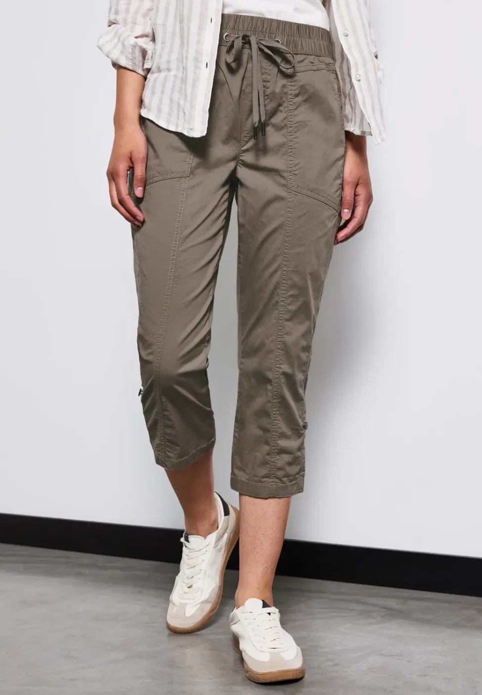 Pantalon 3/4 avec turn-up