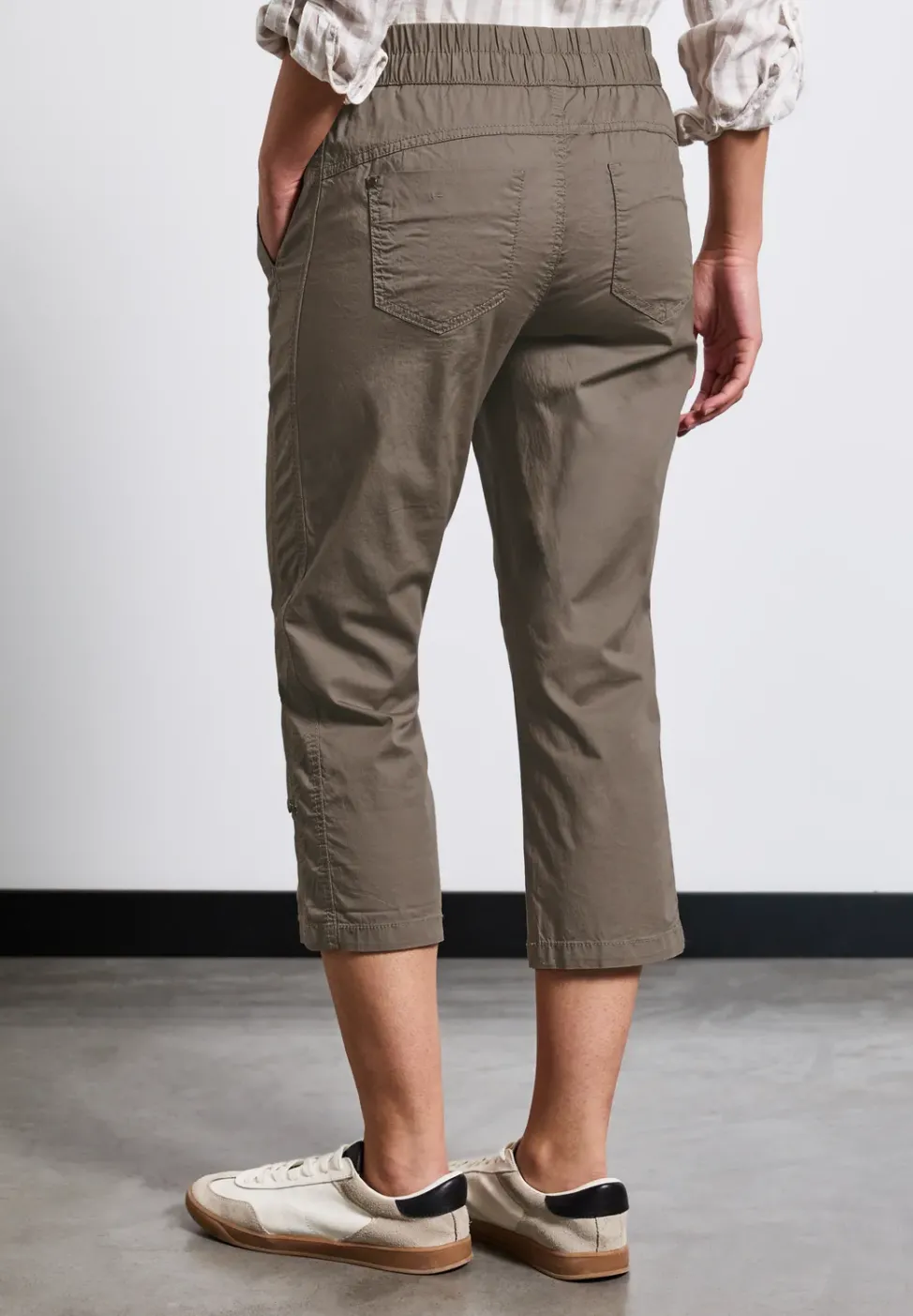 Pantalon 3/4 avec turn-up