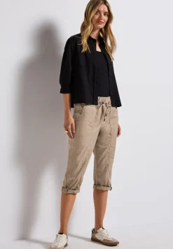 Pantalon 3/4 avec turn-up