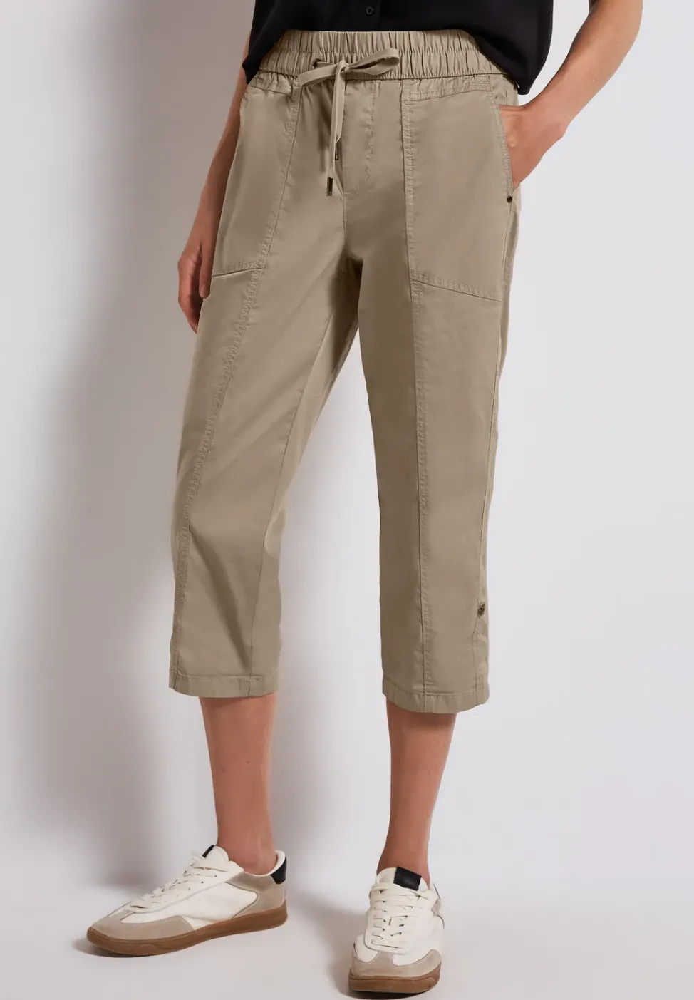 Pantalon 3/4 avec turn-up
