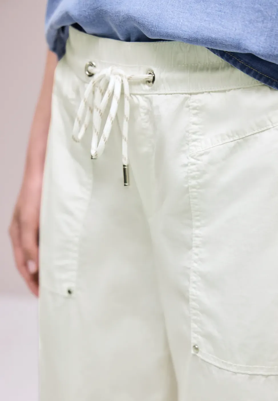 Pantalon Barrel Leg en qualité Papertouch