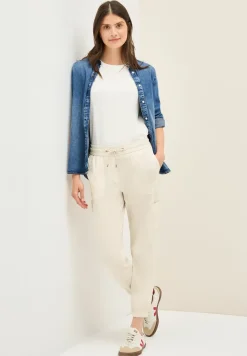 Pantalon cargo rayé