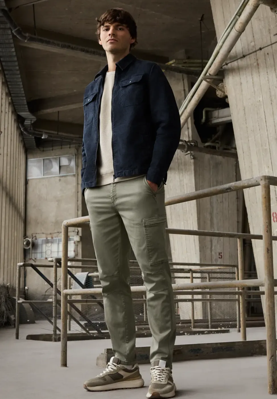 Pantalon cargo souple