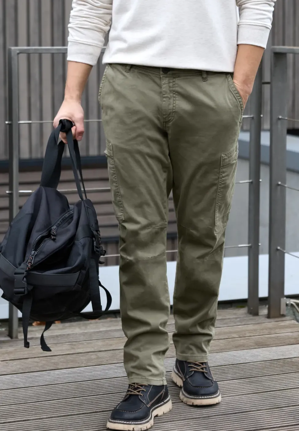 Pantalon cargo souple