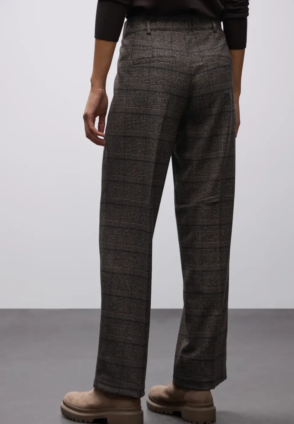 Pantalon à carreaux Straight Legs